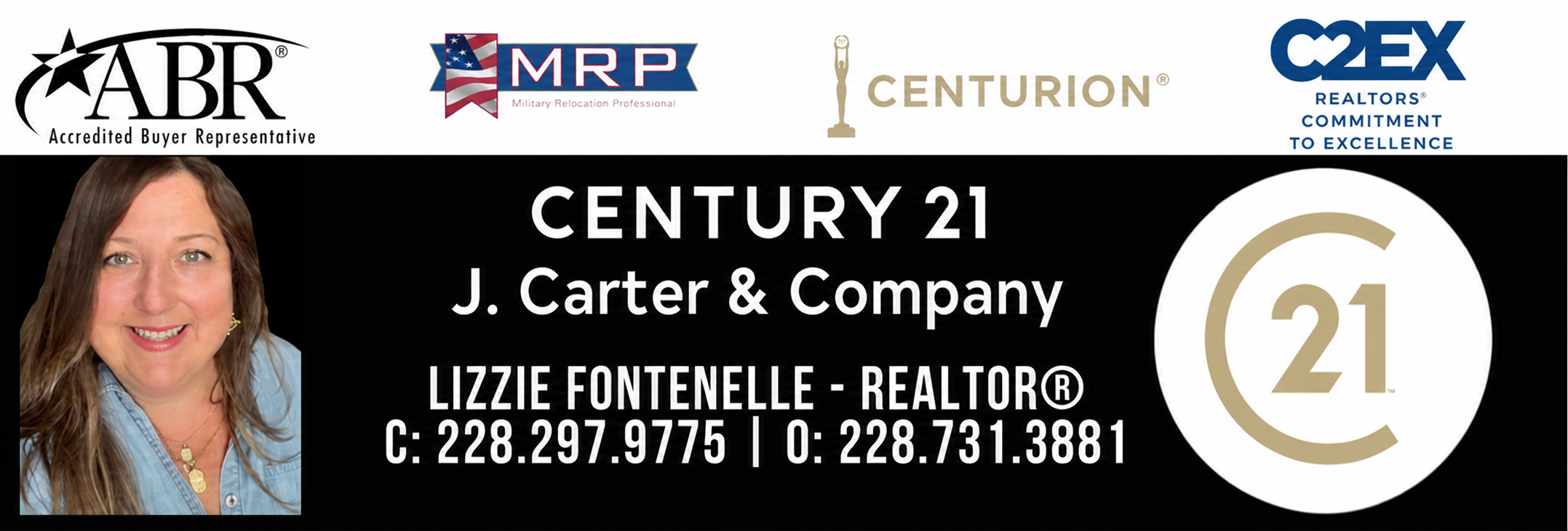 Century 21 J. Carter and Company, Lizzie Fontenelle, Mississippi Gulf Coast Realtor